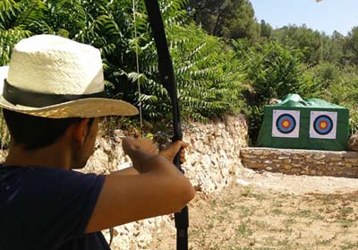 Tiro con arco, actividades familiares, grupos y empresas