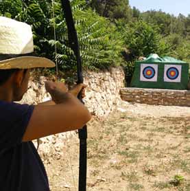 tiro con arco actividades familiares