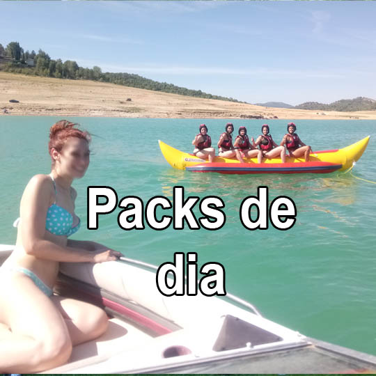 packs de día con actividades en el pantano